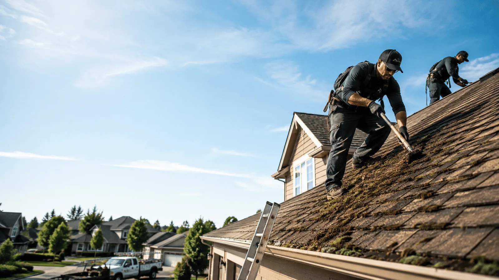 Roof Moss Removal in Krum, TX near me